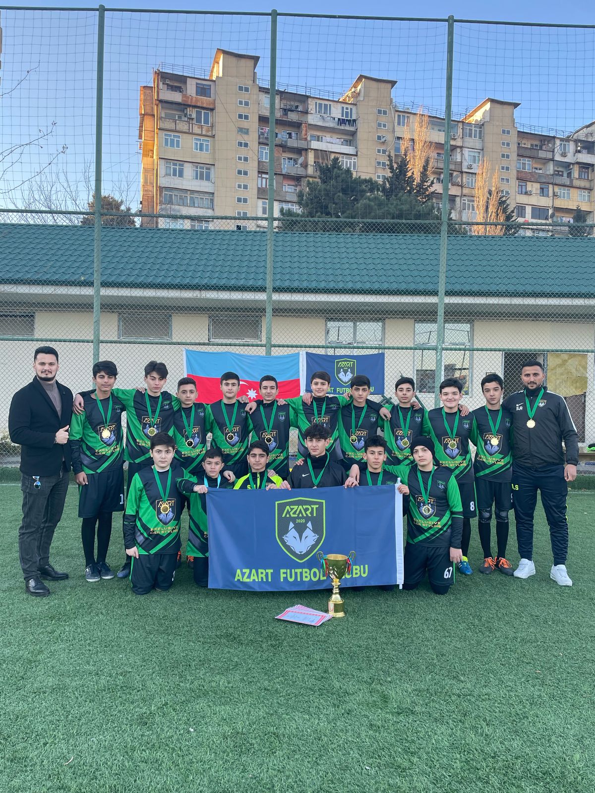 Azart Club football training